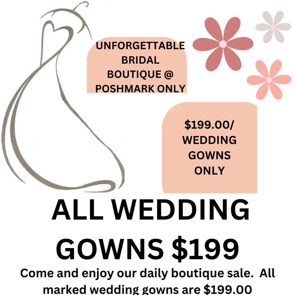 NWT Bridal Wedding Gowns